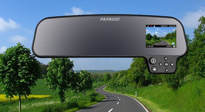 Papago GS260 US Rear View Mirror Full HD Dashcam Product Review on CoolPile.com 1