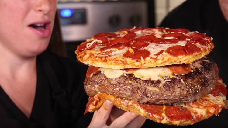 pizza burger pizza youtube