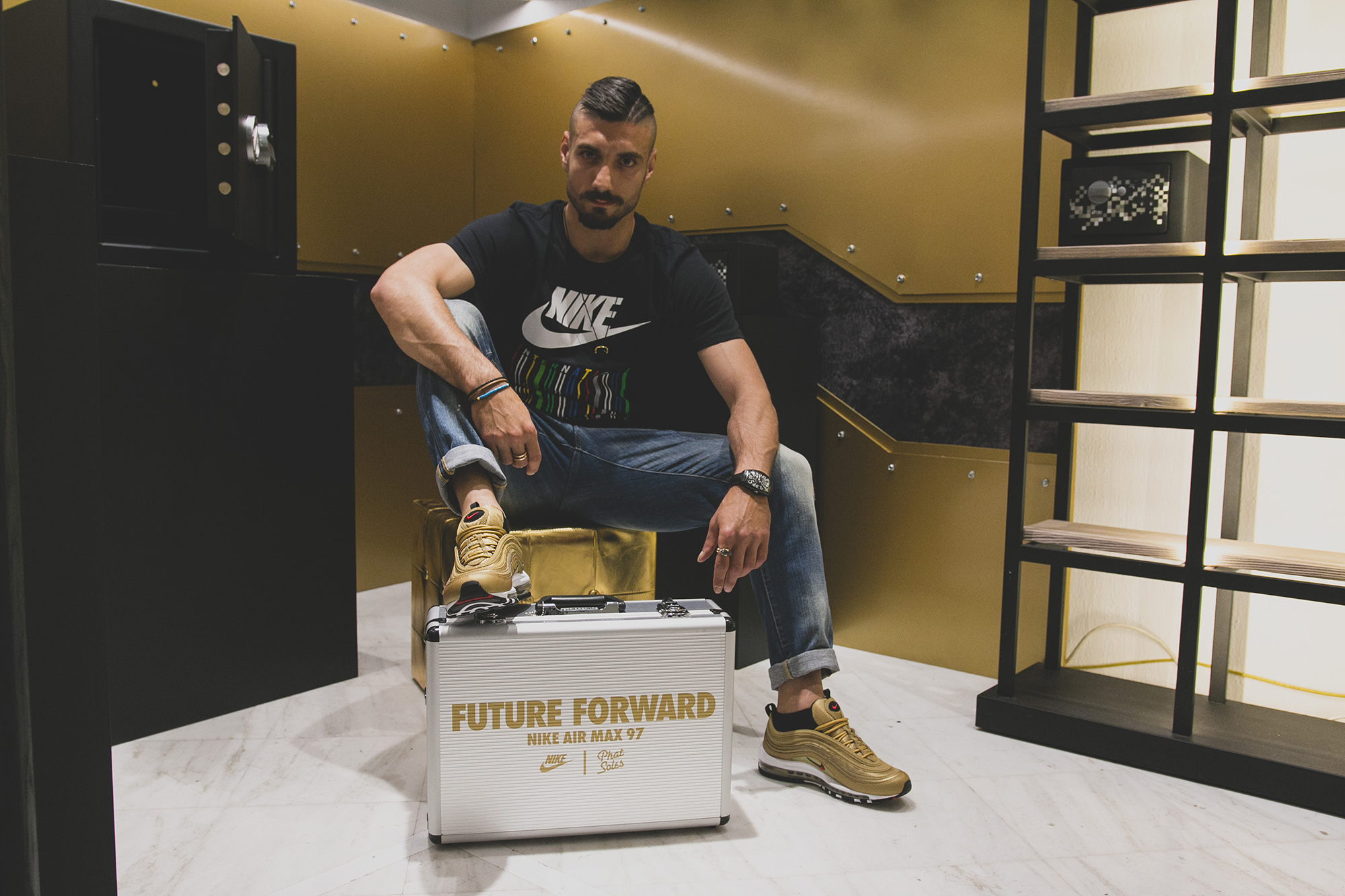 Phat Soles Air Max 97 Gold Christos Aravidis