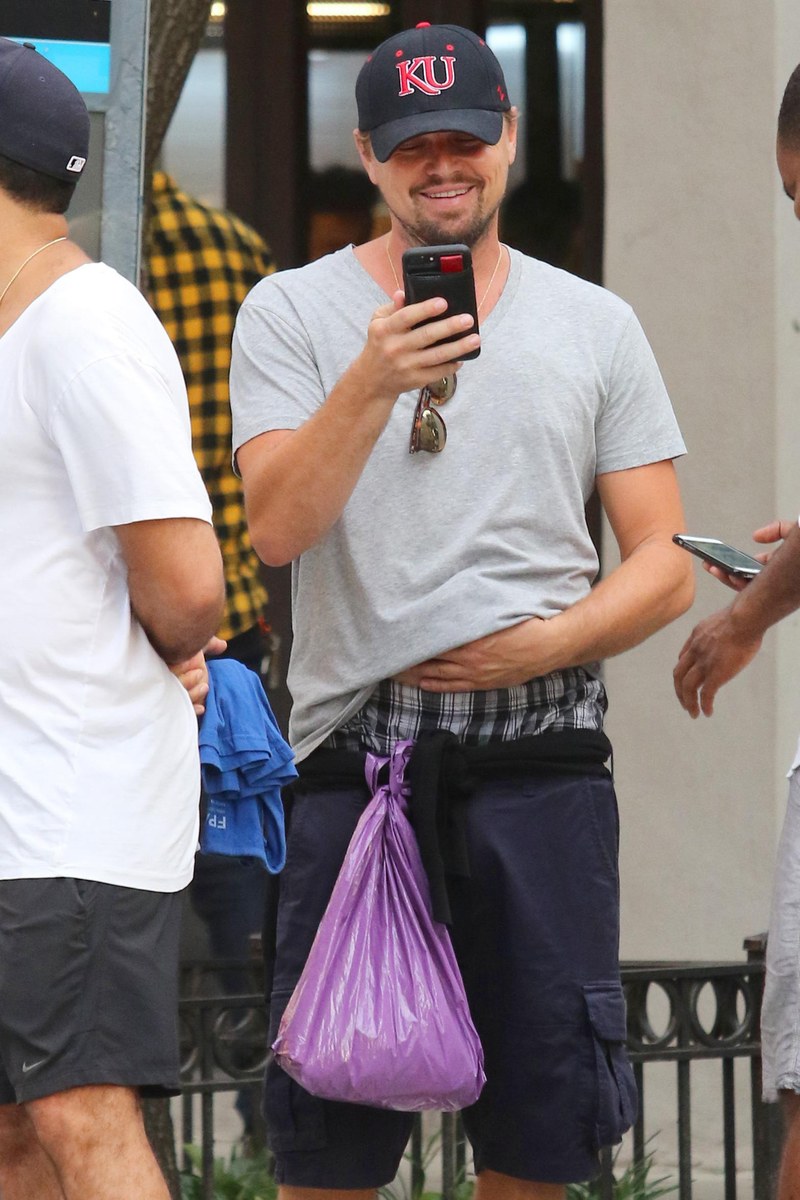 Leonardo Dicaprio waist man bag