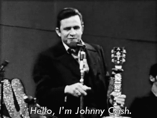 johnny cash gif hello