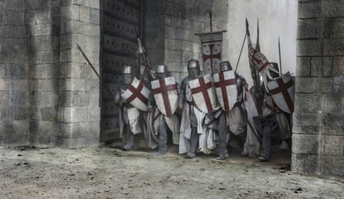A E Networks Knightfall Knights Templar history 1 670x388