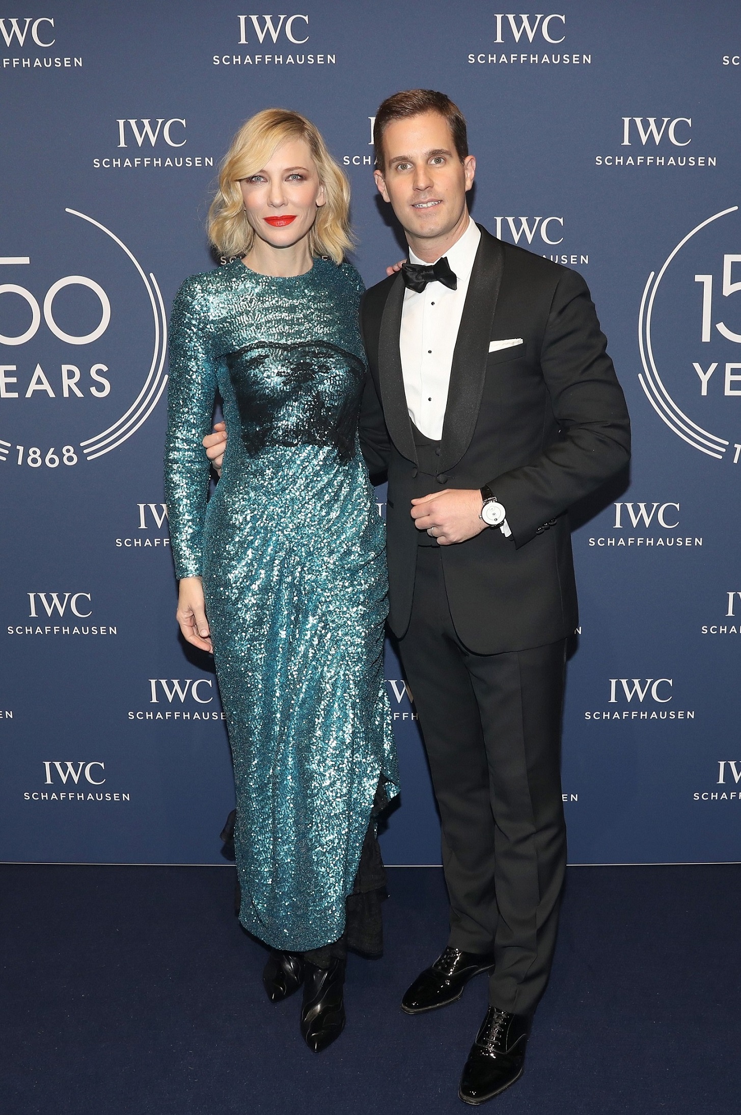 Cate Blanchett and IWC Schaffhausen CEO Christoph Grainger Herr 