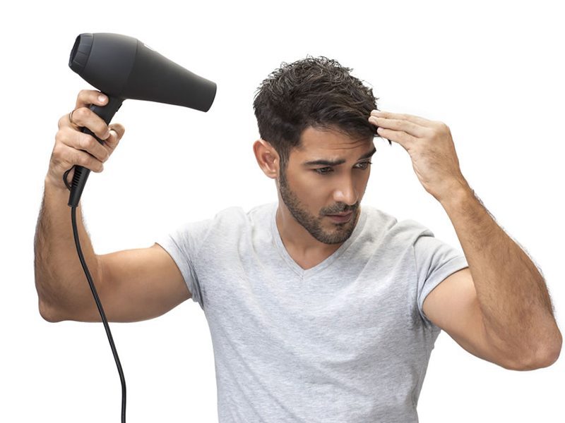 Mens Hairdrying Hairstyling tips for men 1