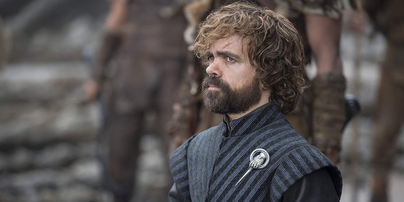 peter dinklage as tyrion lannister in game of thrones
