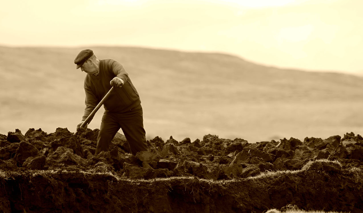 Digging Peat