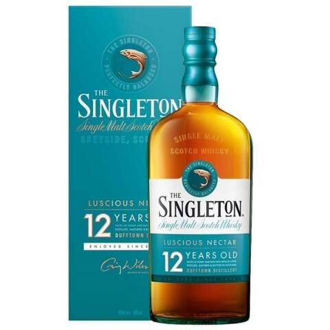 singleton dufftown 12 year old single malt whiskey 700ml new