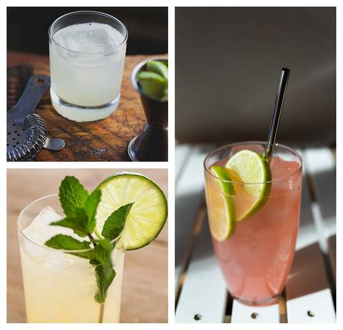drinks collage