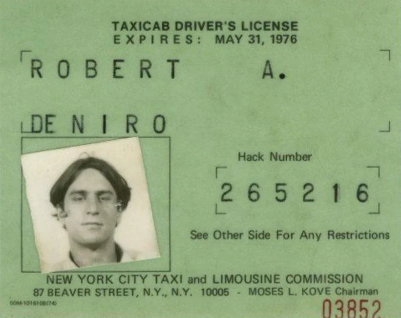 How Robert De Niro actually got an official cab driver licence for Taxi Driver role