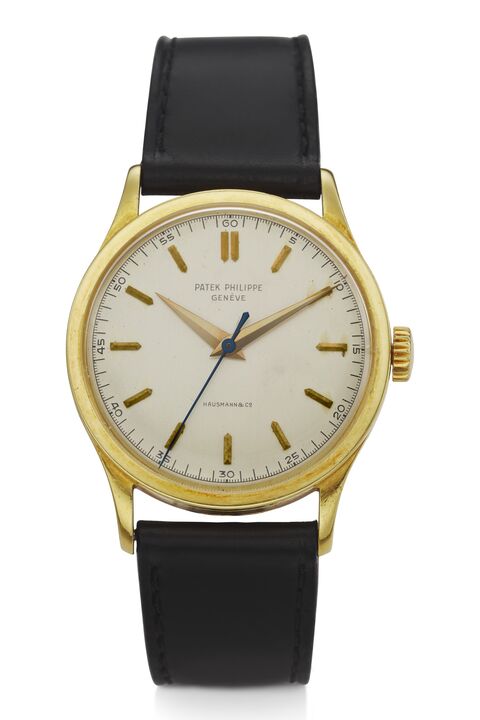 2021 NYR 19945 0073 000patek philippe retailed by hausmann co 18k gold wristwatch ref 570 for050812