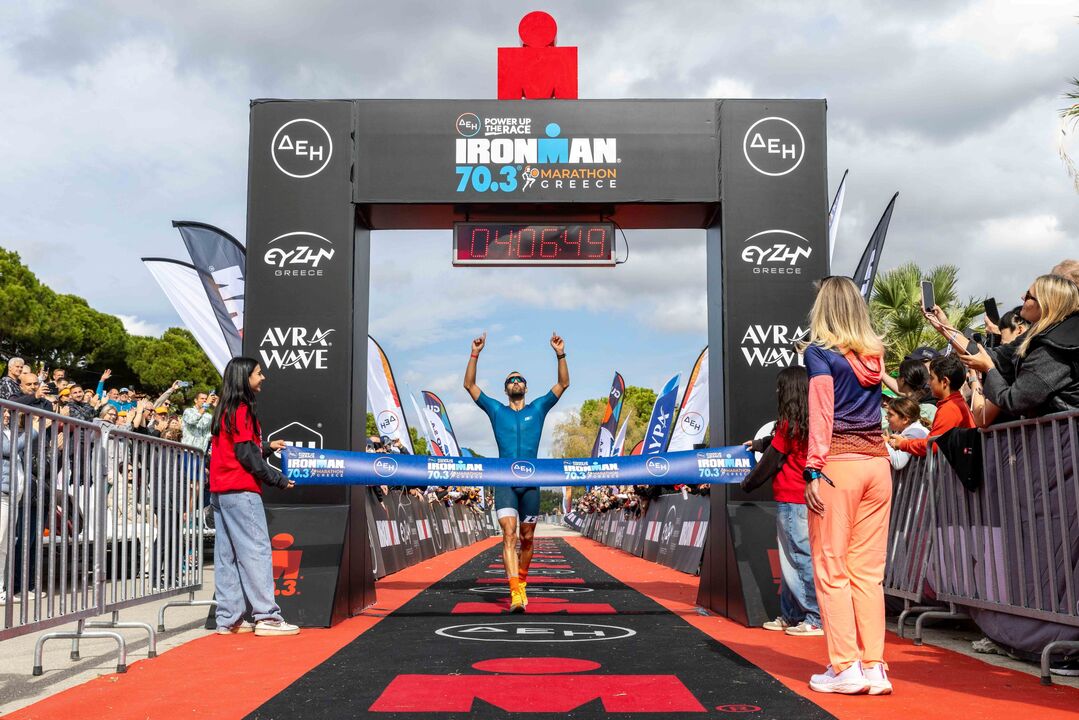 3 ΔΕΗ IRONMAN 70.3 Marathon Greece 2024 Koutsogiannis Niaounakis Svolopoulos
