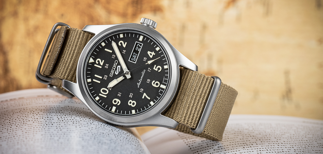 seiko 5 sports automatic srpg35k1 field 213100 304181