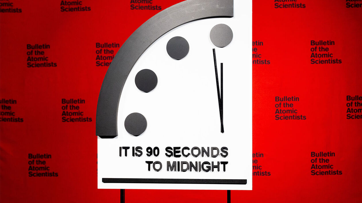 atomic clock 90 seconds to midnight
