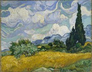 Vincent van Gogh (1853-1890), Wheat Field with Cypresses