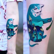 Αυτή η tattoo artist ειδικεύεται στα ψυχεδελικά χρώματα
