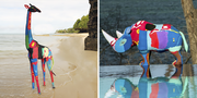 Η Ocean Sole φτιάχνει παιχνίδια από πετάμενες σαγιονάρες