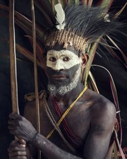 Οι Παπούα από τη Νέα Γουινέα είναι γνωστή για τους πολεμιστές της.