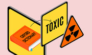 Το λήμμα toxic εμφανίστηκε για πρώτη φορά στα αγγλικά στα μέσα του 17ου αιώνα, από το μεσαιωνικό λατινικό toxicus. 