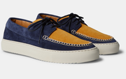  Mr. P Two-Tone Suede Boat Shoes