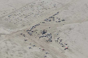 Το «φεστιβαλικό» αεροδρόμιο στην έρημο: Κάθε Αύγουστο χιλιάδες άνθρωποι συρρέουν στη Νεβάδα για το φεστιβάλ Burning Man. Πολλοί καταφτάνουν με αυτοκίνητο αλλά πάντα στήνεται και το αεροδρόμιο του φεστιβάλ, το Black Rock Municipal Airport, ειδικά για το event αυτό. Φυσικά δεν έχει πύργο ελέγχου,