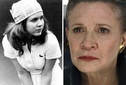 Carrie Fisher: Shampoo (1975) - Star Wars: Episode VII - The Force Awakens (2015