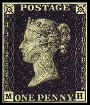 Η Βρετανία εξέδωσε το πρώτο γραμματόσημο το 1840.