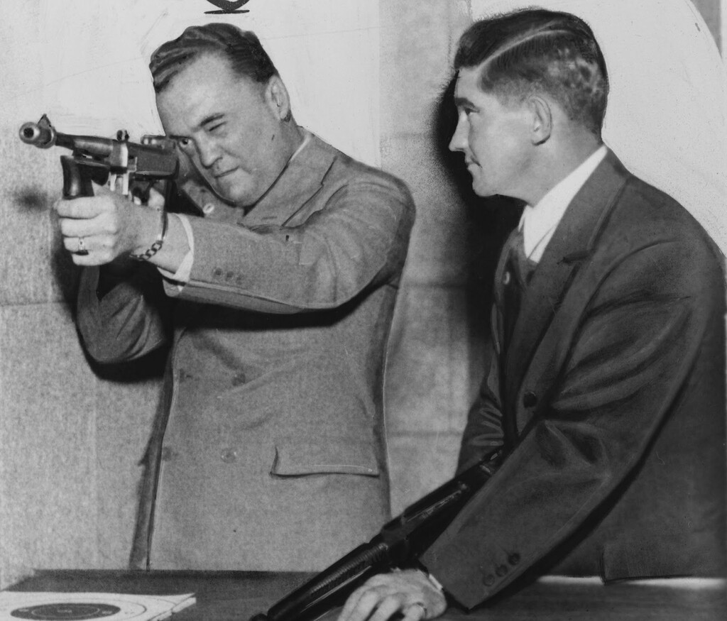 J. Edgar Hoover και Μelvin Purvis