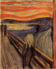 Έτσι ο Munch ζωγράφισε διάφορα έργα του, που ανταποκρίνονταν στη συναισθηματική του κατάσταση. Στο έργο του “Love and Pain” (1893–94) απεικονίζει μία γυναίκα με μορφή βαμπίρ και κόκκινα μαλλιά, που με την παραμυθένια ομορφιά της αποστραγγίζει τη ζωή από αυτόν.
