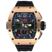 3. RICHARD MILLE RM11 FLYBACK CHRONOGRAPH ROSE GOLD TITANIUM WATCH - $148,000
