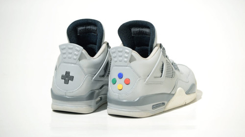 Air Jordan και Super Nintendo σε ένα παπούτσι