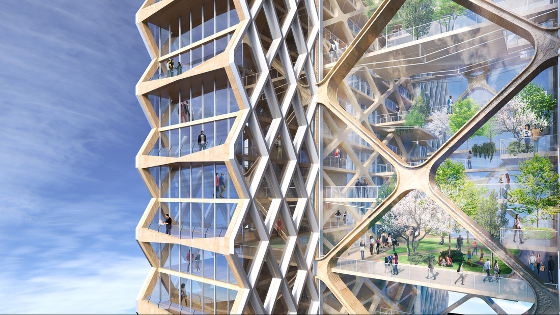Σε άλλα νέα, στο Σικάγο σχεδιάζουν να φτιάξουν ξύλινους ουρανοξύστες