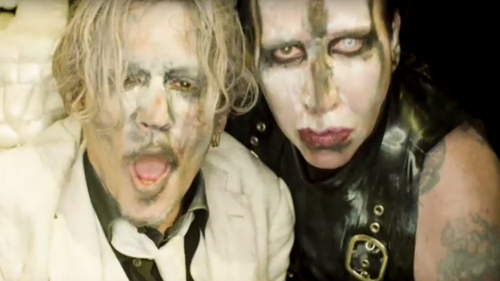 Marilyn Manson και Johnny Depp στο πιο αλλόκοτο μουσικό βιντεοκλίπ