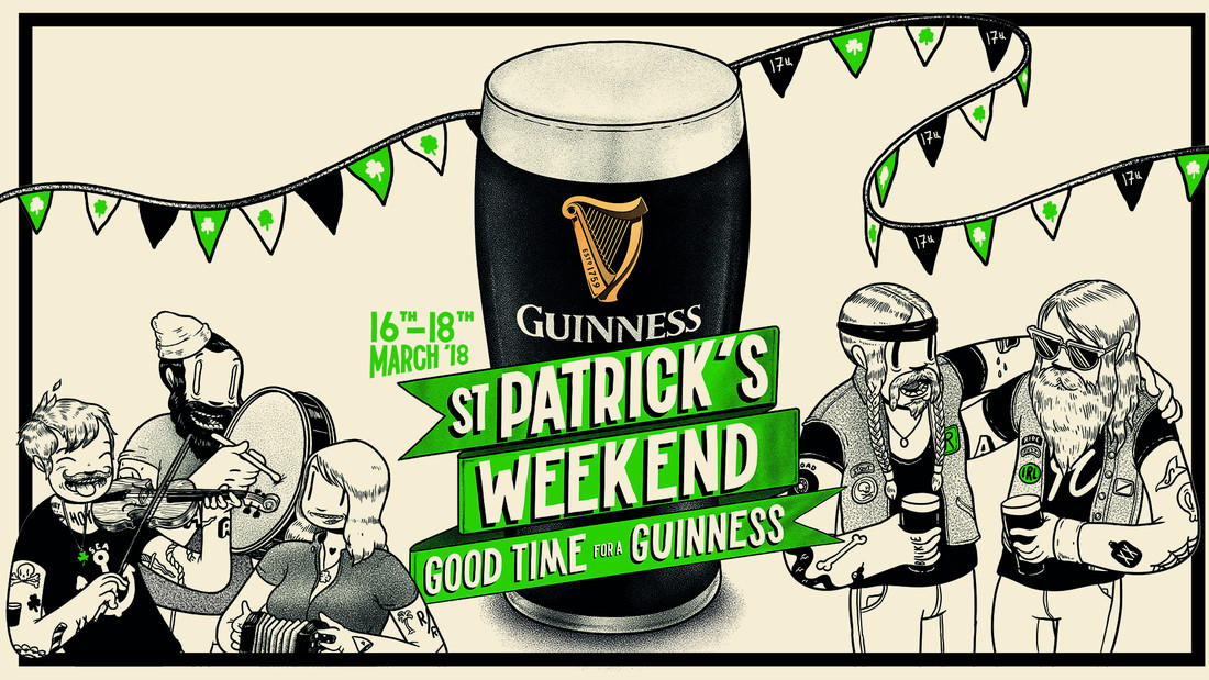 Η Guinness γιορτάζει την ημέρα του Αγίου Πατρικίου στις 17 Μαρτίου