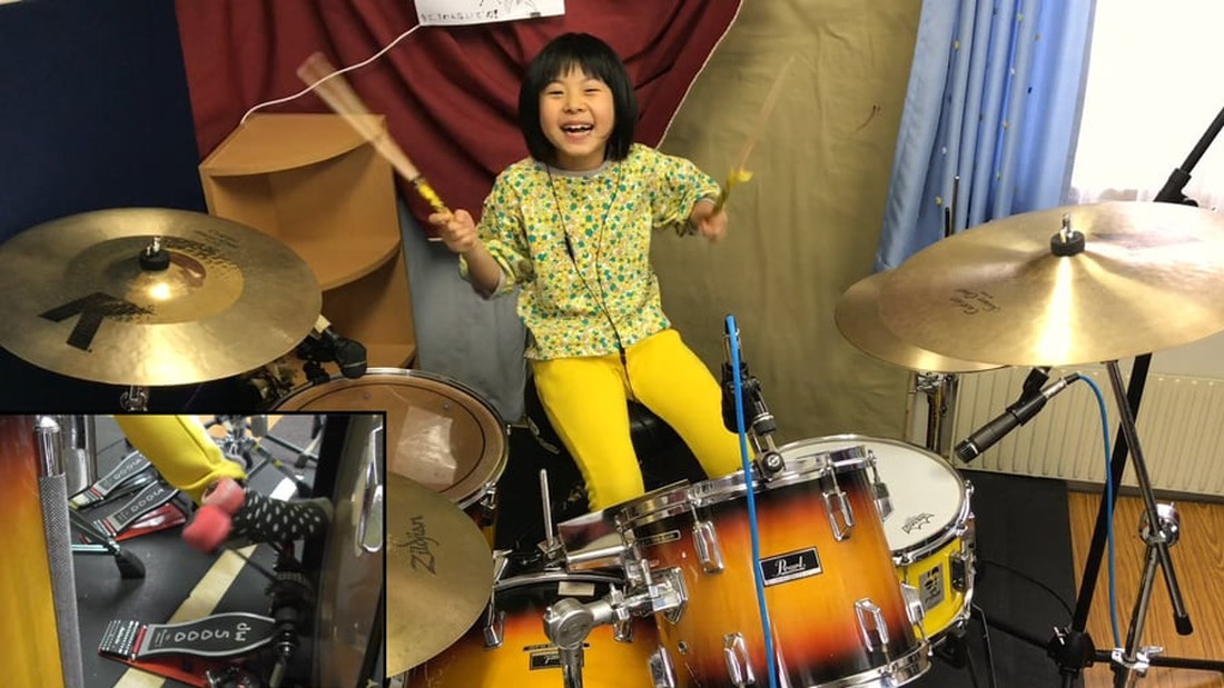 8χρονη πιτσιρίκα «γονατίζει» τους Led Zeppelin στα ντραμς