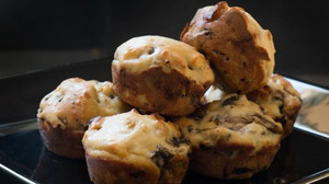 Αλμυρά muffins με μανιτάρια και σύκο