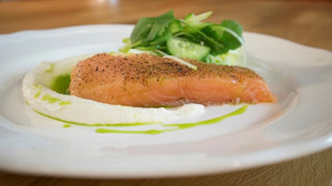 Σολωμός ημίπαστος Sous Vide 
