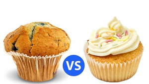 Ποια είναι η διαφορά ανάμεσα σε muffins και cupcakes;