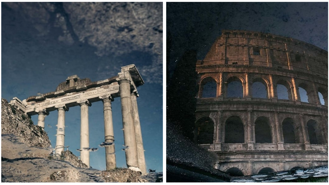 Ο φωτογράφος που χώρεσε την Ρώμη μέσα σε μερικές λακκούβες νερού