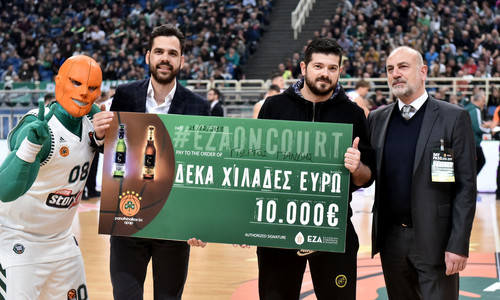 Ο μεγάλος νικητής του ‘’Eza On Court’’ παρέλαβε την επιταγή των €10.000