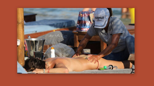 Μύκονος: Το μασάζ στην παραλία και το αποκαλυπτικό ατύχημα (Photos)