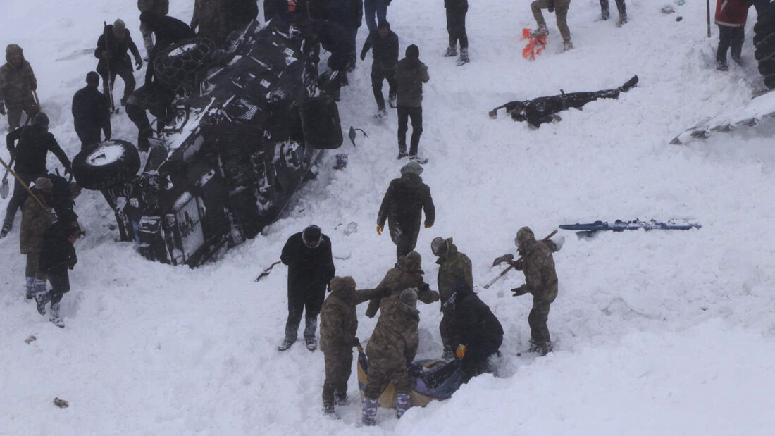 Τραγωδία στην Τουρκία από χιονοστιβάδα με 21 νεκρούς – Σκοτώθηκαν και οι διασώστες (pics)