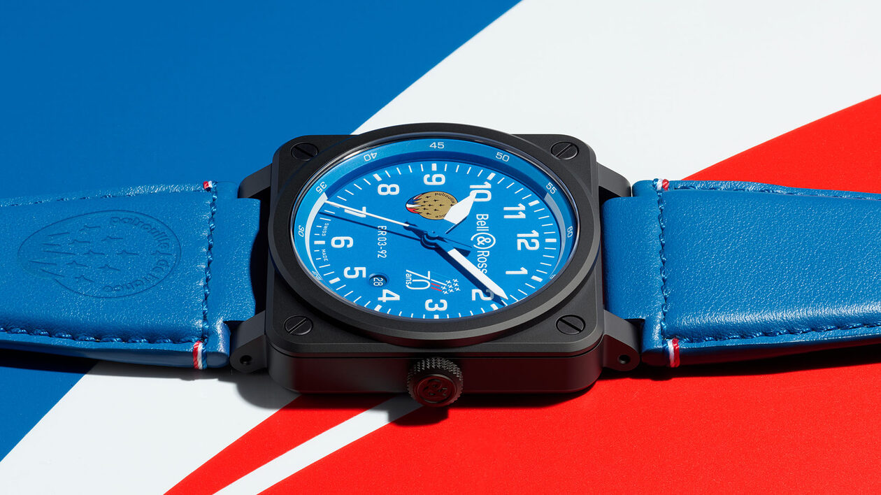 H Bell & Ross παρουσίασε το πιο γαλλικό και το πιο αεροπορικό της ρολόι