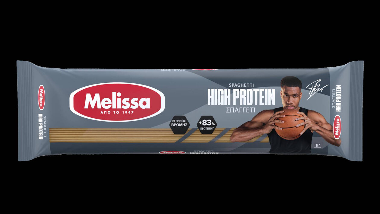 Νέα Ζυμαρικά Melissa Boost & Melissa High Protein με την υπογραφή του Γιάννη Αντετοκούνμπο