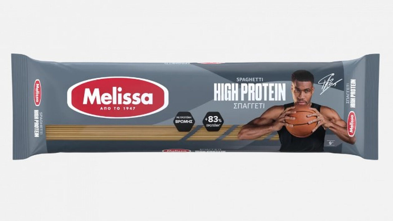 Νέα Ζυμαρικά Melissa Boost & Melissa High Protein με την υπογραφή του Γιάννη Αντετοκούνμπο