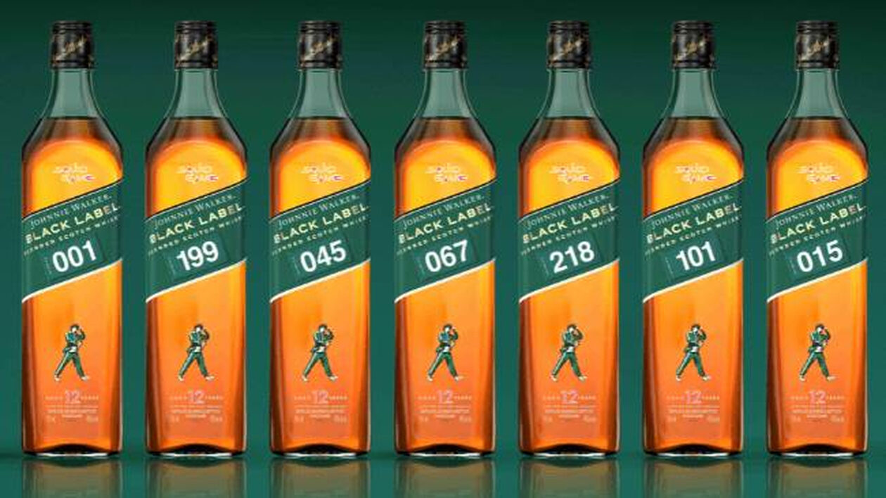 Το Johnnie Walker κυκλοφορεί εμφιαλώσεις με αφορμή το Squid Game