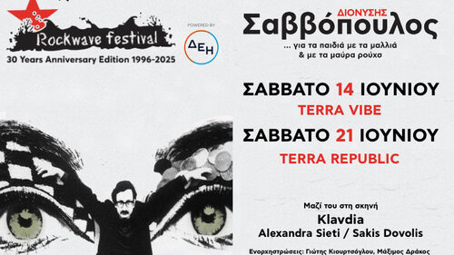 Ο ΔΙΟΝΥΣΗΣ ΣΑΒΒΟΠΟΥΛΟΣ στο Rockwave Festival 2025