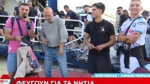Νεαρός ξεκίνησε τις ρίμες στο λιμάνι του Πειραιά και ο Τσελίκας ξεσάλωσε