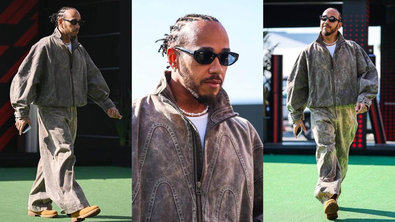 Ο Lewis Hamilton έβαλε το denim look στην pole position