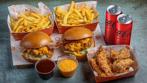 Η Coca-Cola και το Crats Fried Chicken ενώνουν τις δυνάμεις τους! 