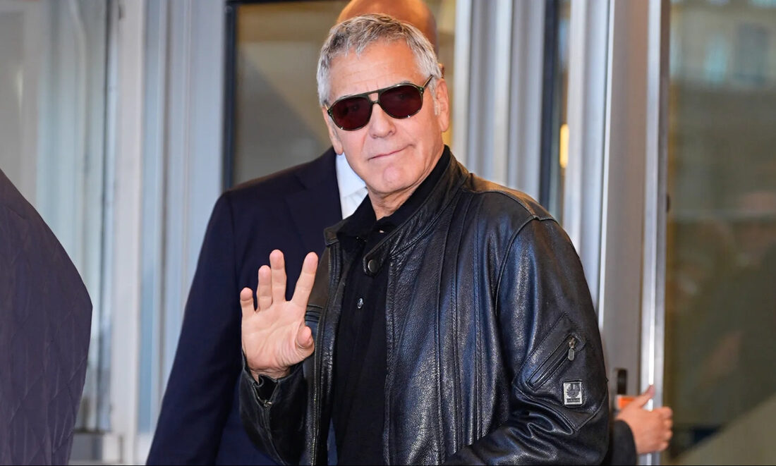 Η διαχρονική αδυναμία του George Clooney στα δερμάτινα μπουφάν